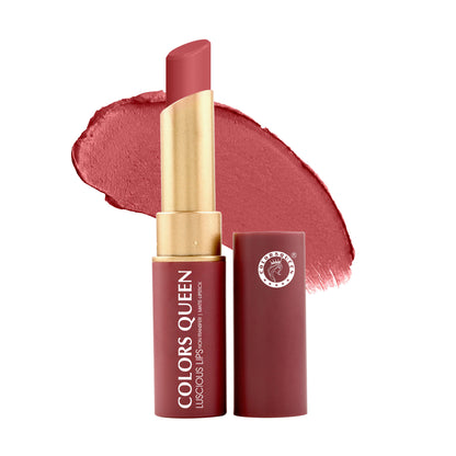 Colors Queen Luscious Lips Non Transfer Matte Lipstick - 24 Coral Date