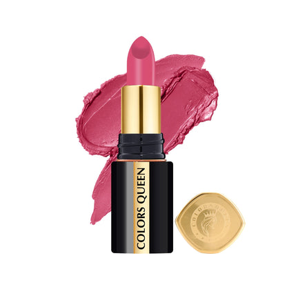 Colors Queen Luxury Matte Non Transfer Lipstick - 03 Dusty Pink