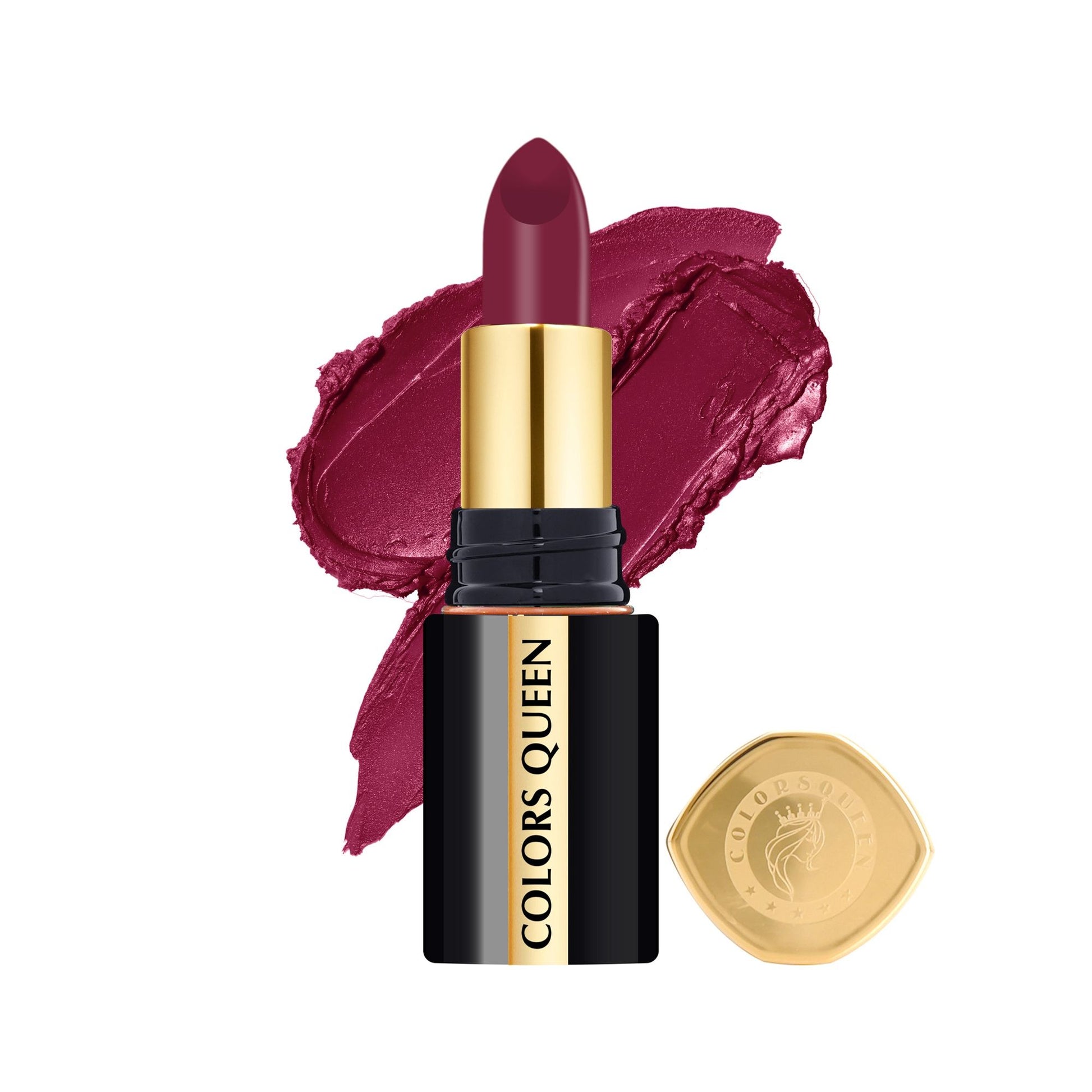 Colors Queen Luxury Matte Non Transfer Lipstick - 07 Cranberry
