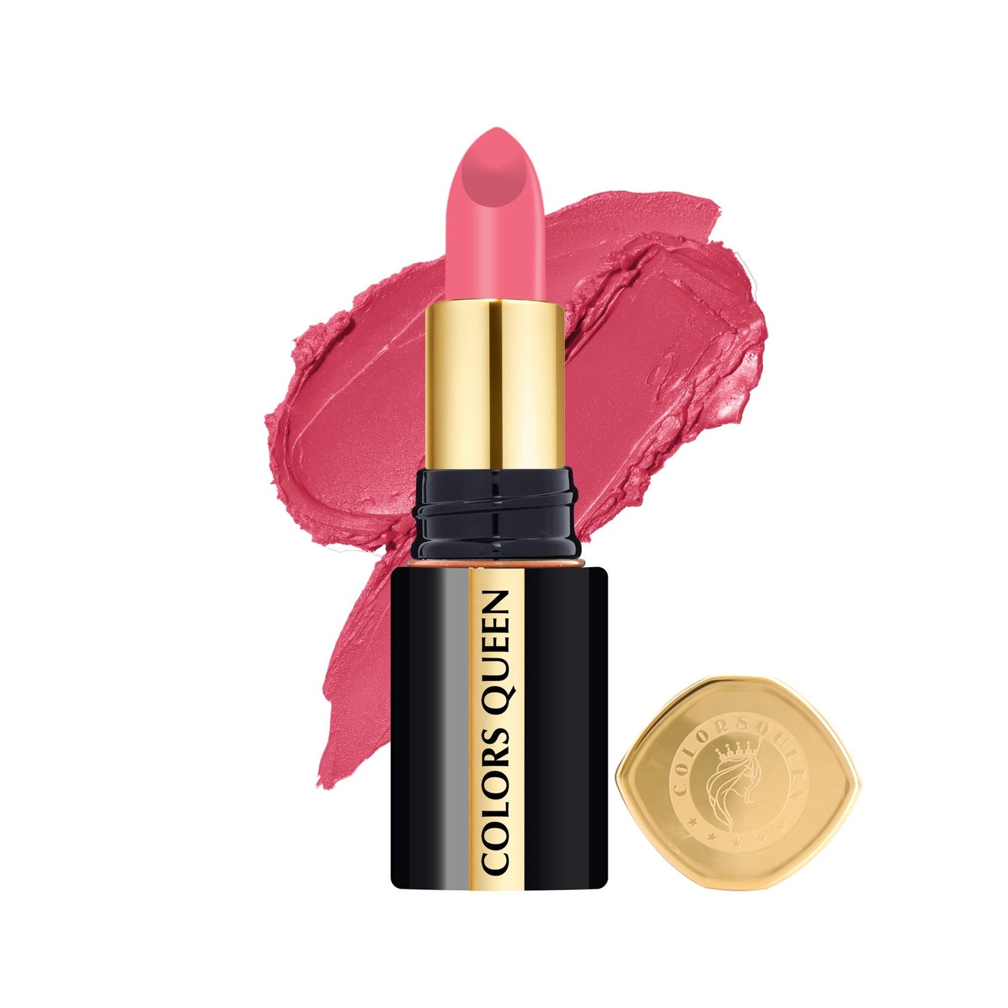 Colors Queen Luxury Matte Non Transfer Lipstick - 09 Brink of Pink