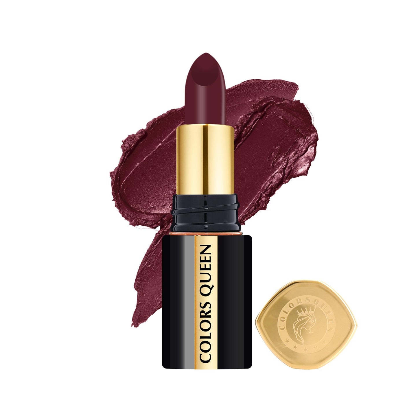 Colors Queen Luxury Matte Non Transfer Lipstick - 13 Wild Maroon