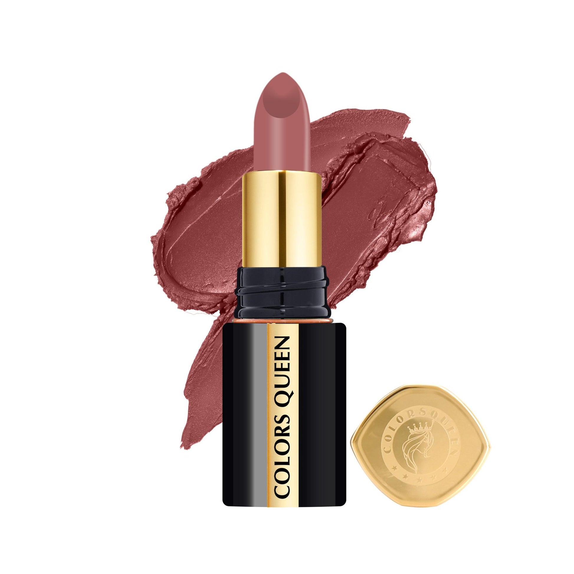 Colors Queen Luxury Matte Non Transfer Lipstick - 15 Reach High