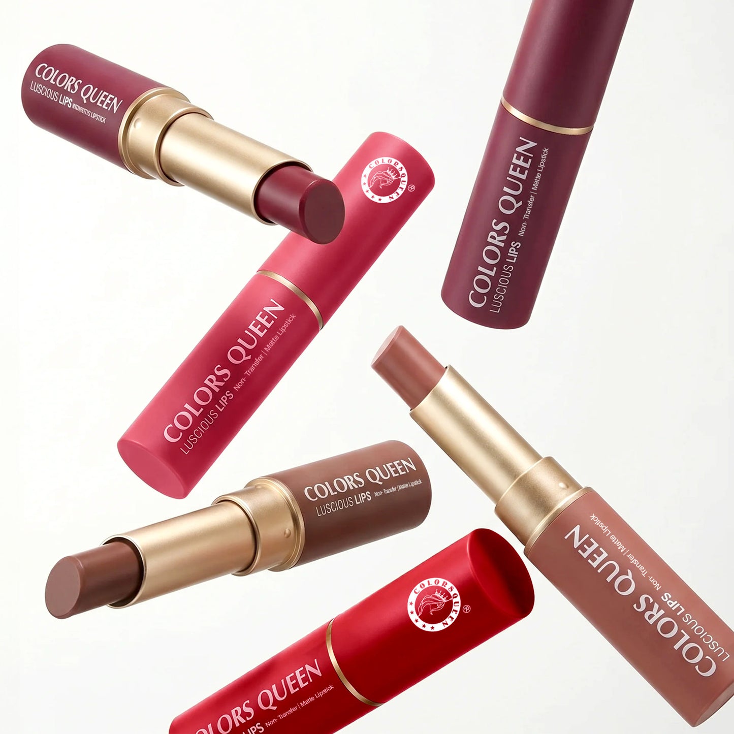 Colors Queen Luscious Lips Non Transfer Matte Lipstick - Espresso-25