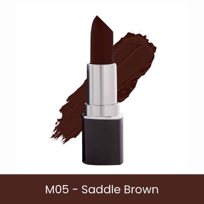 VERYMISS Matte & Satin Lipstick - M05 Saddle Brown