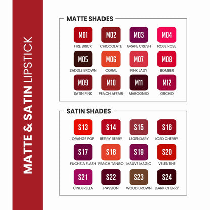 VERYMISS Matte & Satin Lipstick - S15 Legendary