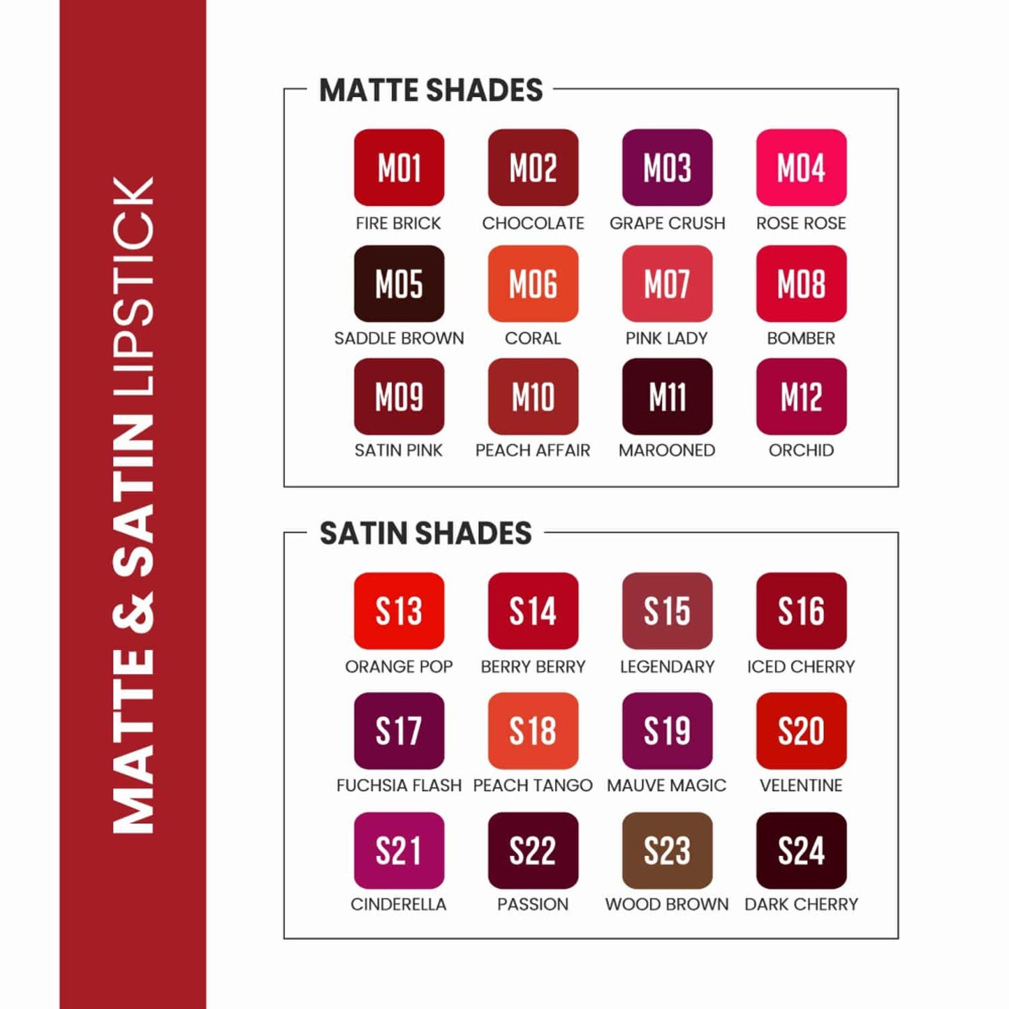VERYMISS Matte & Satin Lipstick - S18 Peach Tango