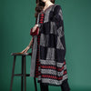 Dhiyona IE Printed Regular Thread Work Pure Cotton Kurta with Trousers & With Dupatta