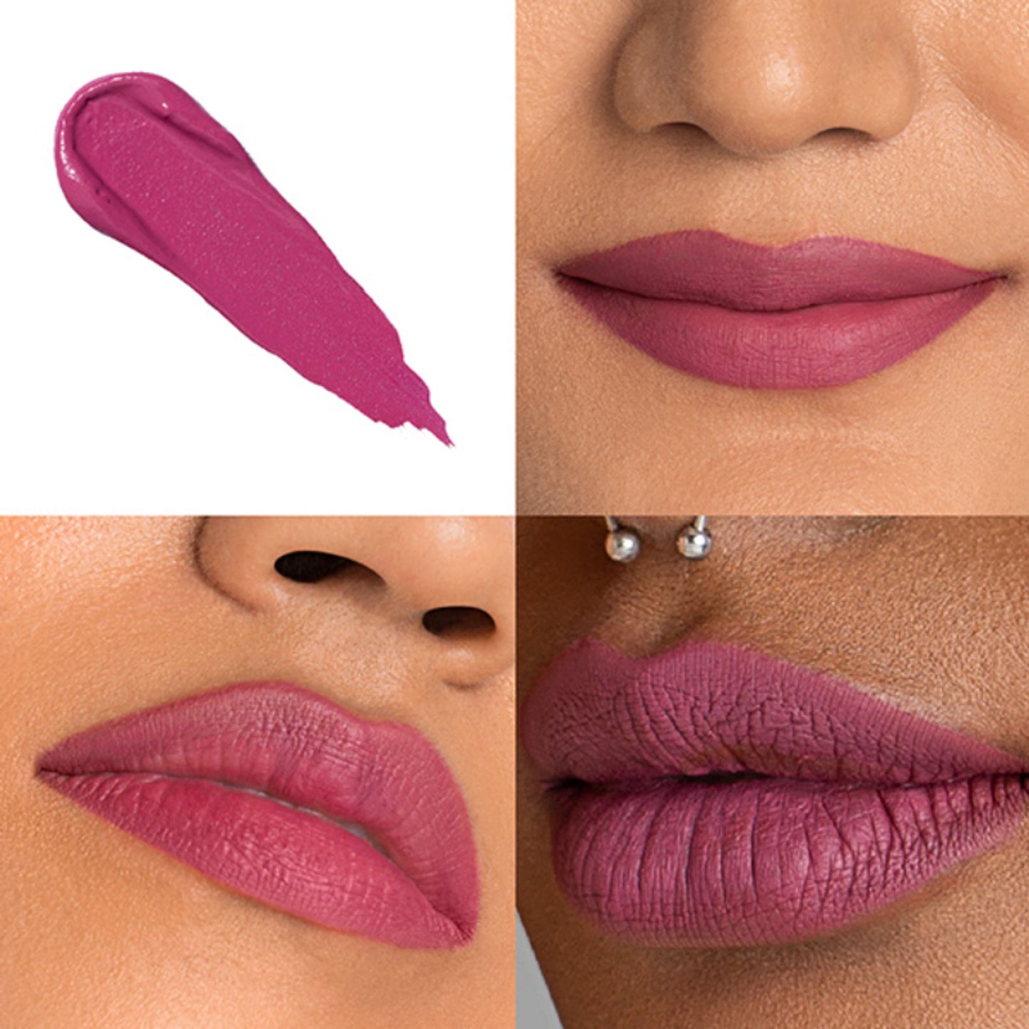 LoveChild Masaba Lush-Matte Lip Creme - Mamma Mia! - Jamun Cooler
