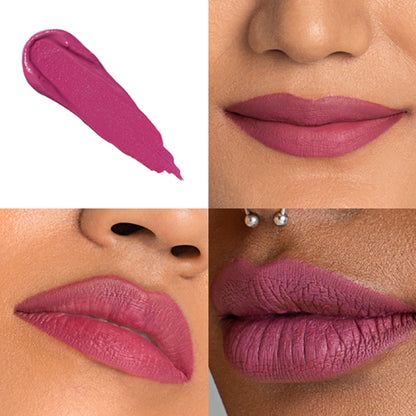 LoveChild Masaba Lush-Matte Lip Creme - Mamma Mia! - Jamun Cooler