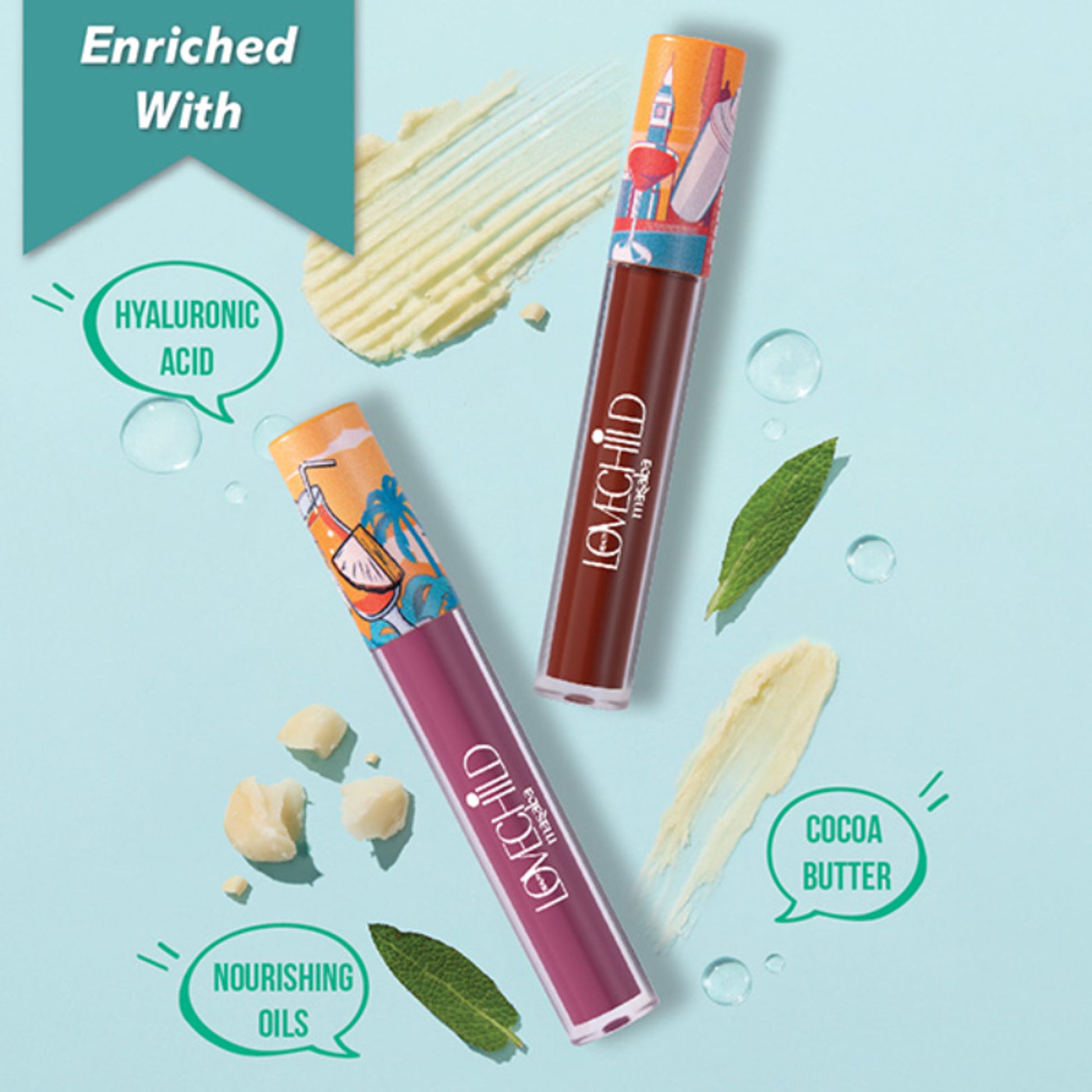 LoveChild Masaba Lush-Matte Lip Creme - Mamma Mia! - Jamun Cooler