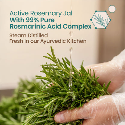 Nat Habit Rosemary Nourishing Hair Jal Spray for Stronger Hair, Frizz Control & Healthy Scalp