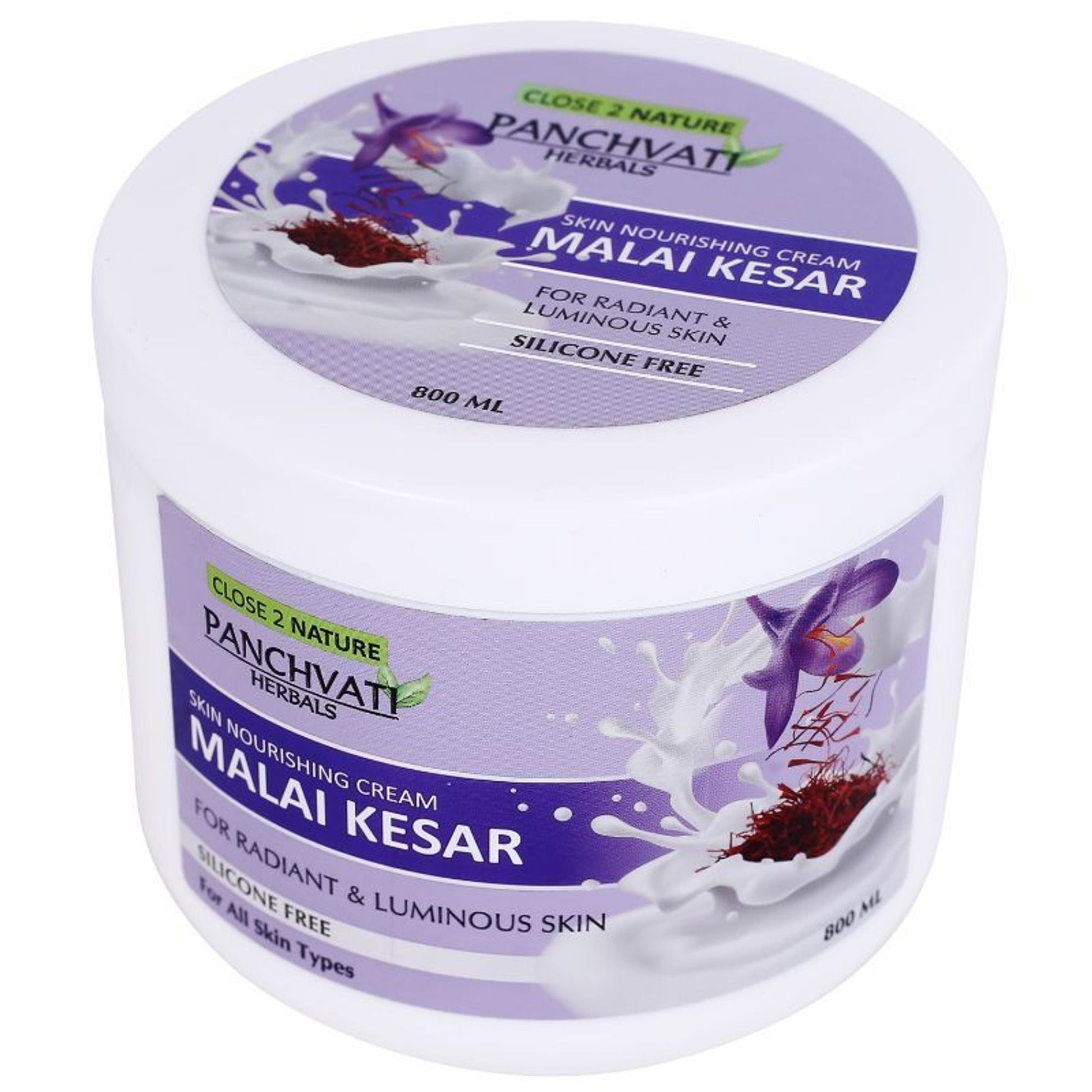 Panchvati Herbals Malai Kesar Skin Nourishing Cream