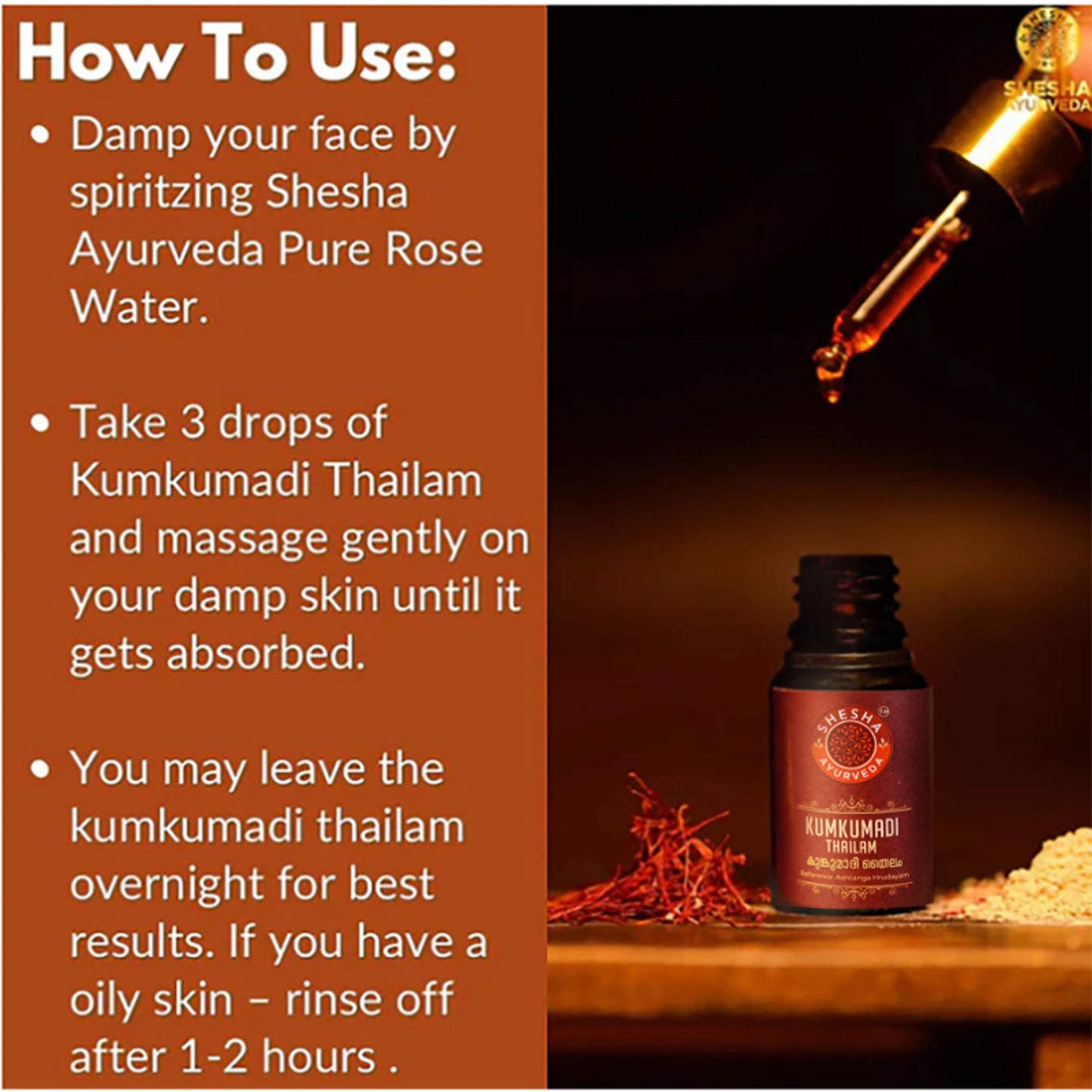 Shesha Ayurveda Kumkumadi Thailam Treatment Oil