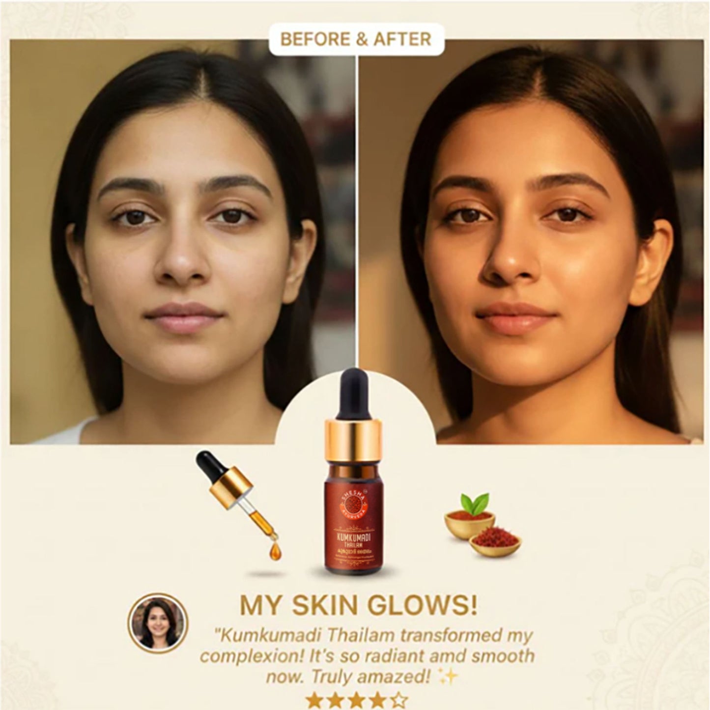 Shesha Ayurveda Kumkumadi Thailam Treatment Oil