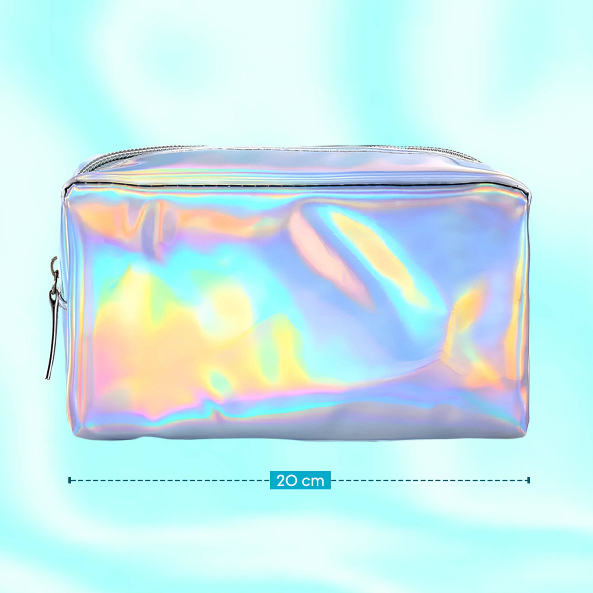 Matra Holographic Makeup Pouch Bag Multiuse Cosmetic Travel Organizer Vanity & Toiletry Storage Kit