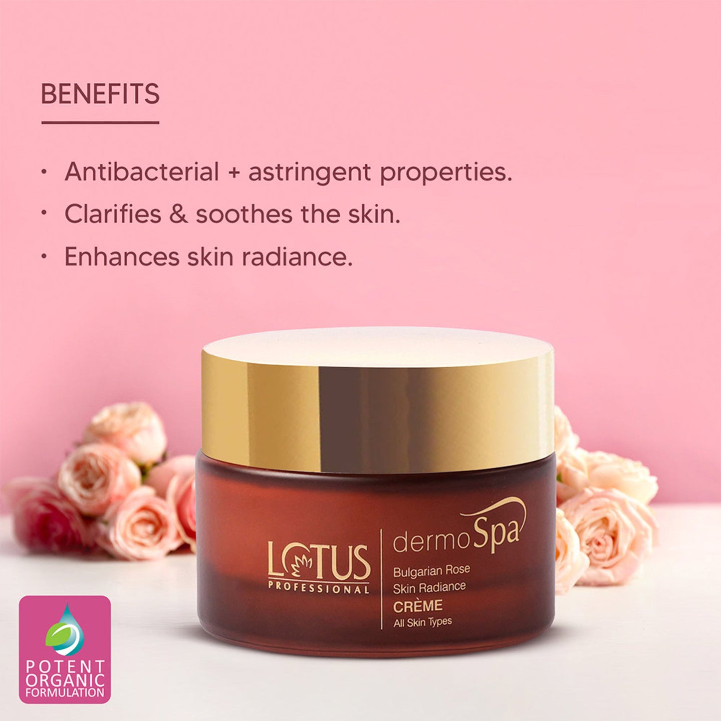 Lotus Professional DermoSpa Bulgarian Rose Skin Radiance Creme