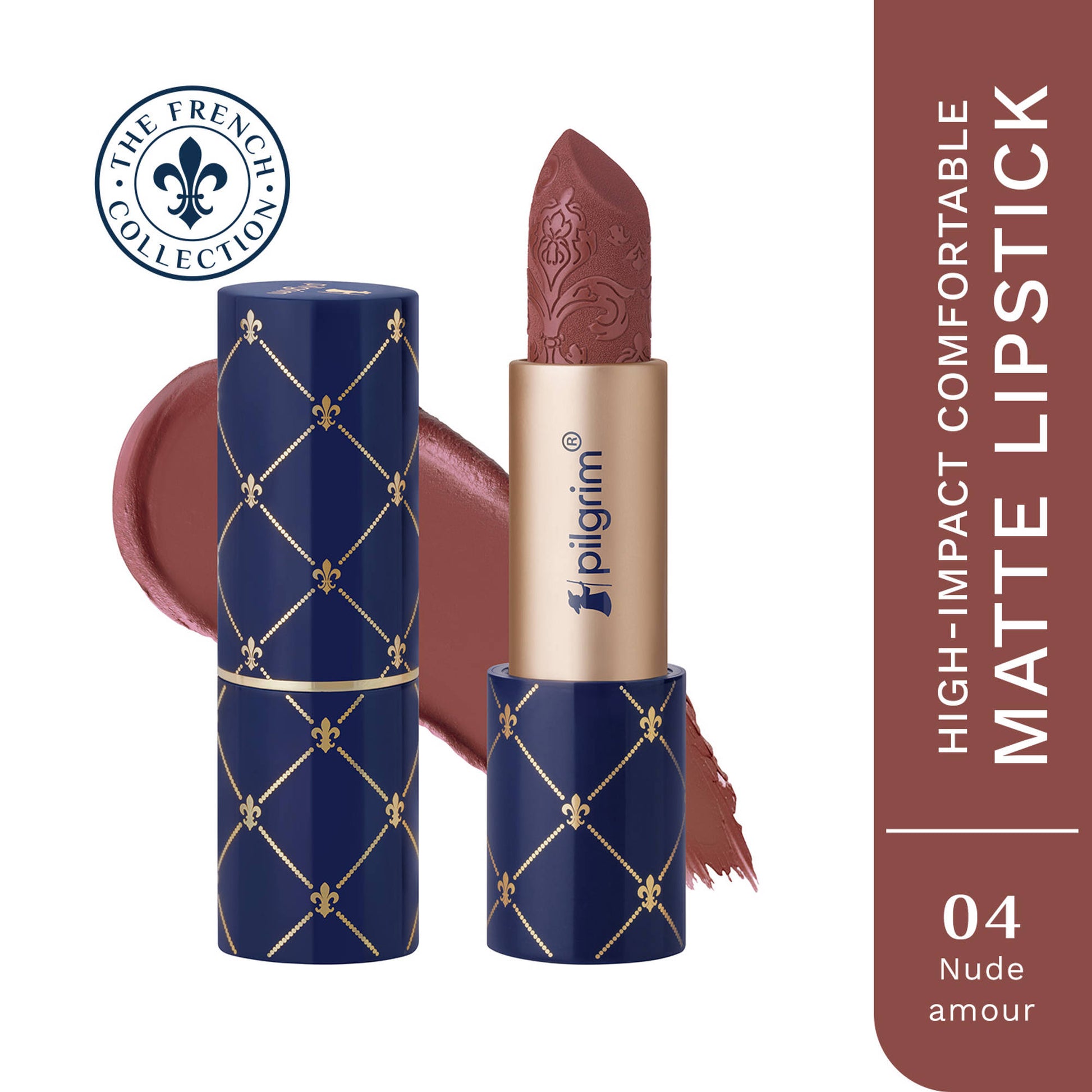 Pilgrim The French Collection Bullet Lipstick - 04 Nude Amour