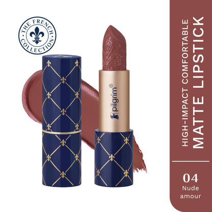 Pilgrim The French Collection Bullet Lipstick - 04 Nude Amour
