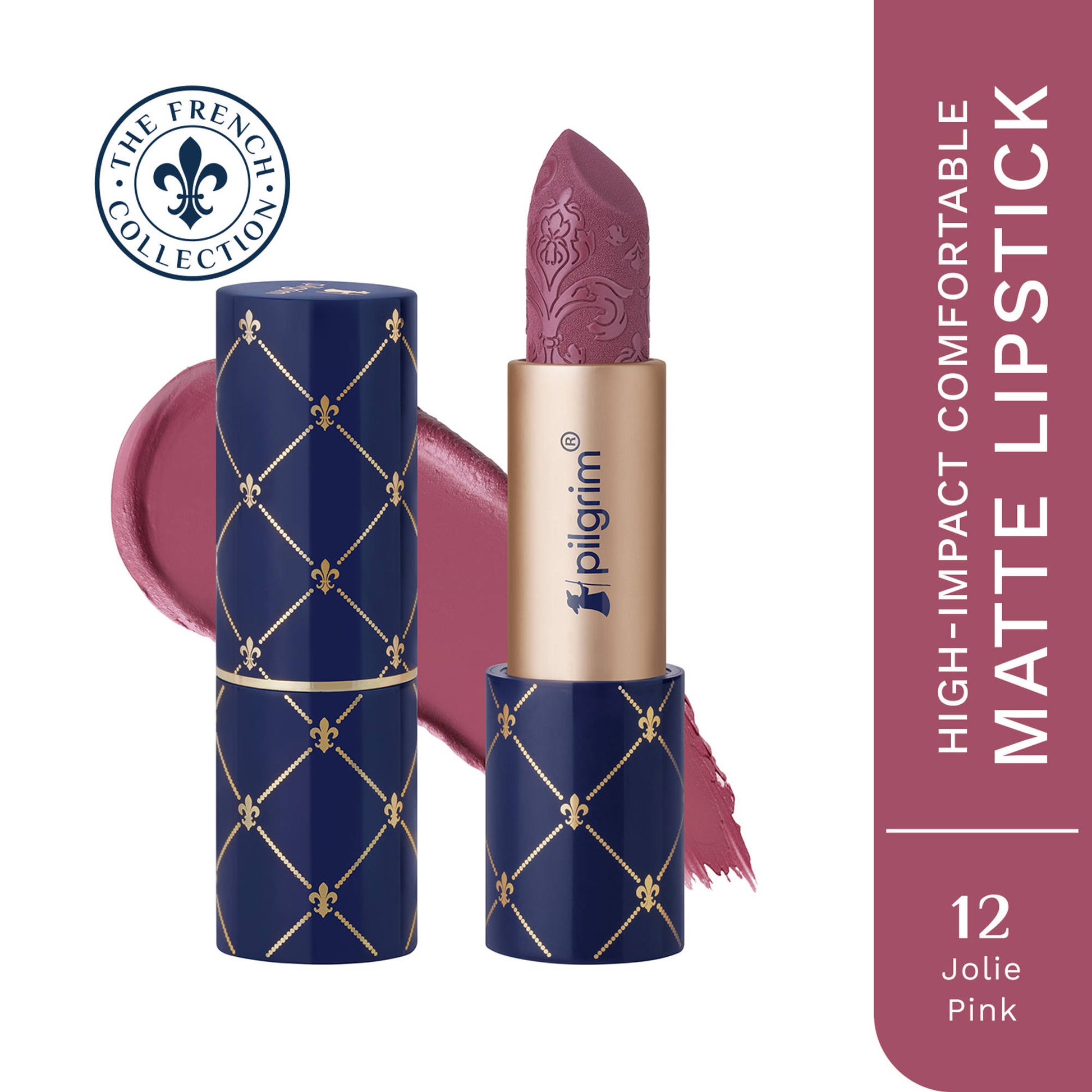 Pilgrim The French Collection Bullet Lipstick - 12 Jolie Pink