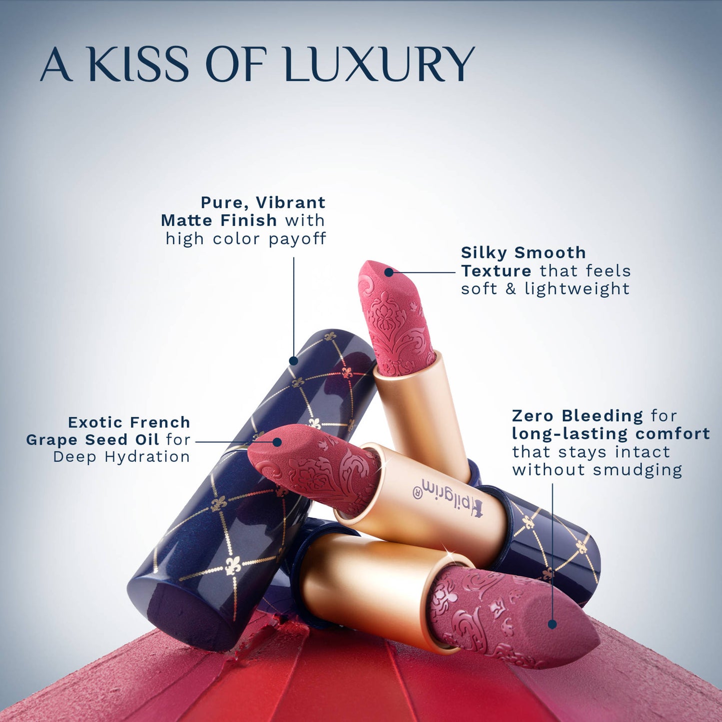 Pilgrim The French Collection Bullet Lipstick - 13 French Love