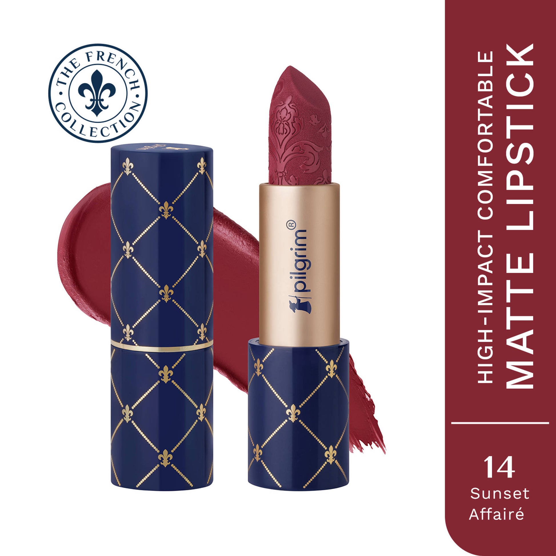 Pilgrim The French Collection Bullet Lipstick - 14 Sunset Affaire