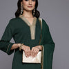 Dhiyona VA Women's Yoke Design Gotta Patti Kurta With Palazzos & Dupatta