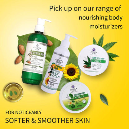 Feather Touch Moisturizing Body Lotion with 5 Essential Oils & Aloe Vera for Soft Skin