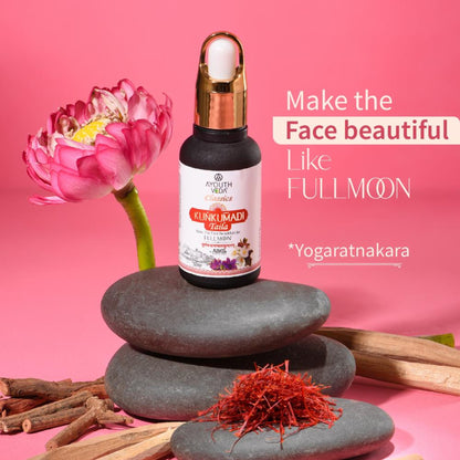 Kunkumadi Taila with Kashmiri Saffron & 20 Herbs to Rejuvenate Skin, Restore Glow & Improve Texture