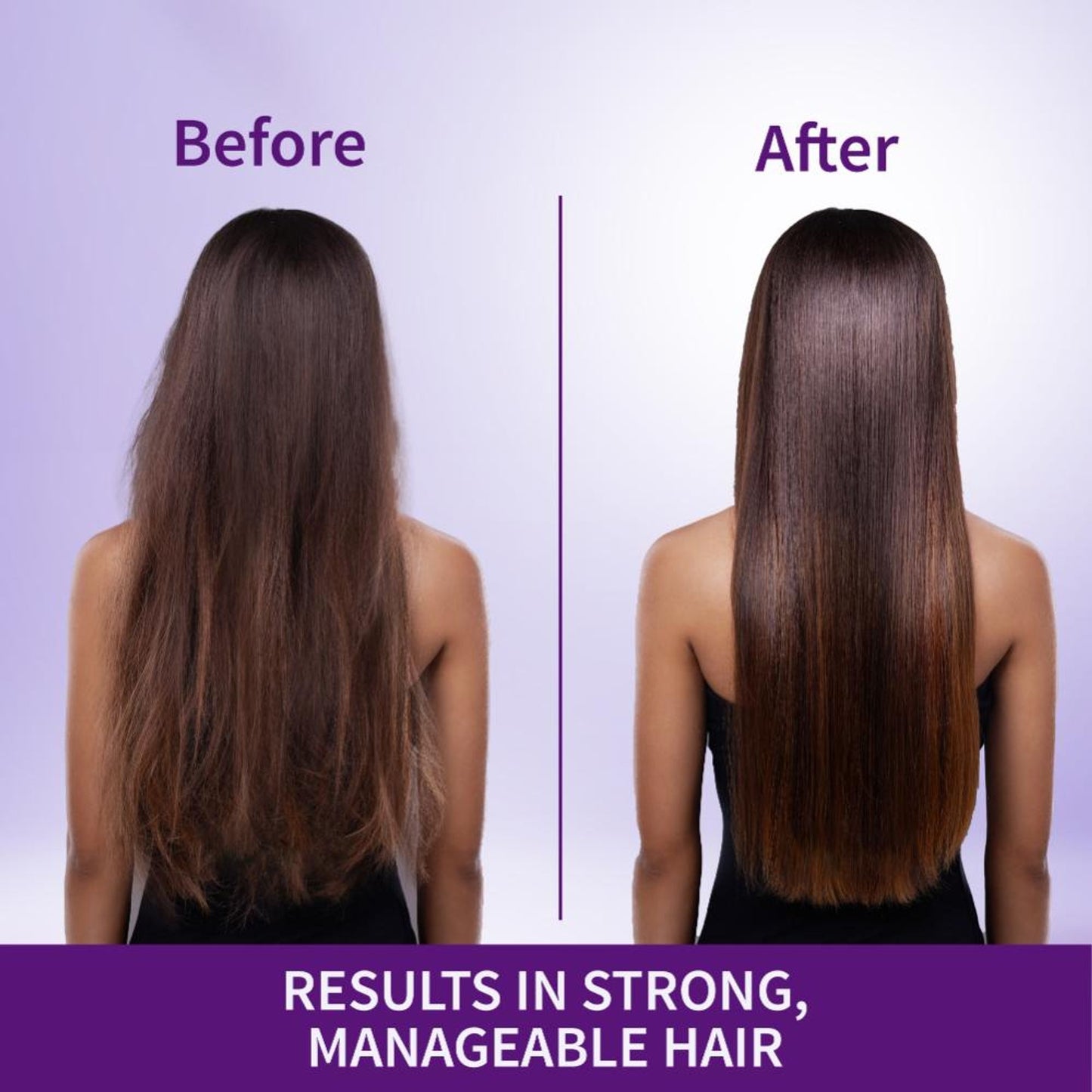 Ayouthveda Purple Rice Shampoo with Rice Water & Protein to Strengthen & Smooth Hair