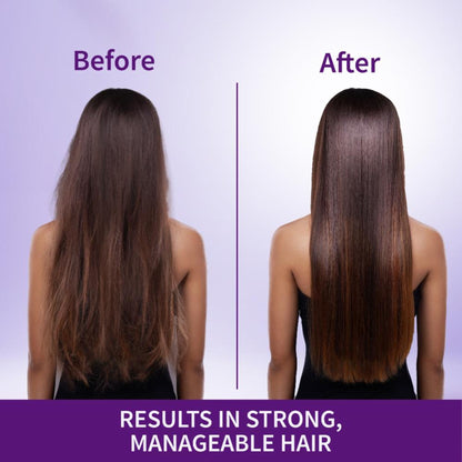Ayouthveda Purple Rice Shampoo with Rice Water & Protein to Strengthen & Smooth Hair