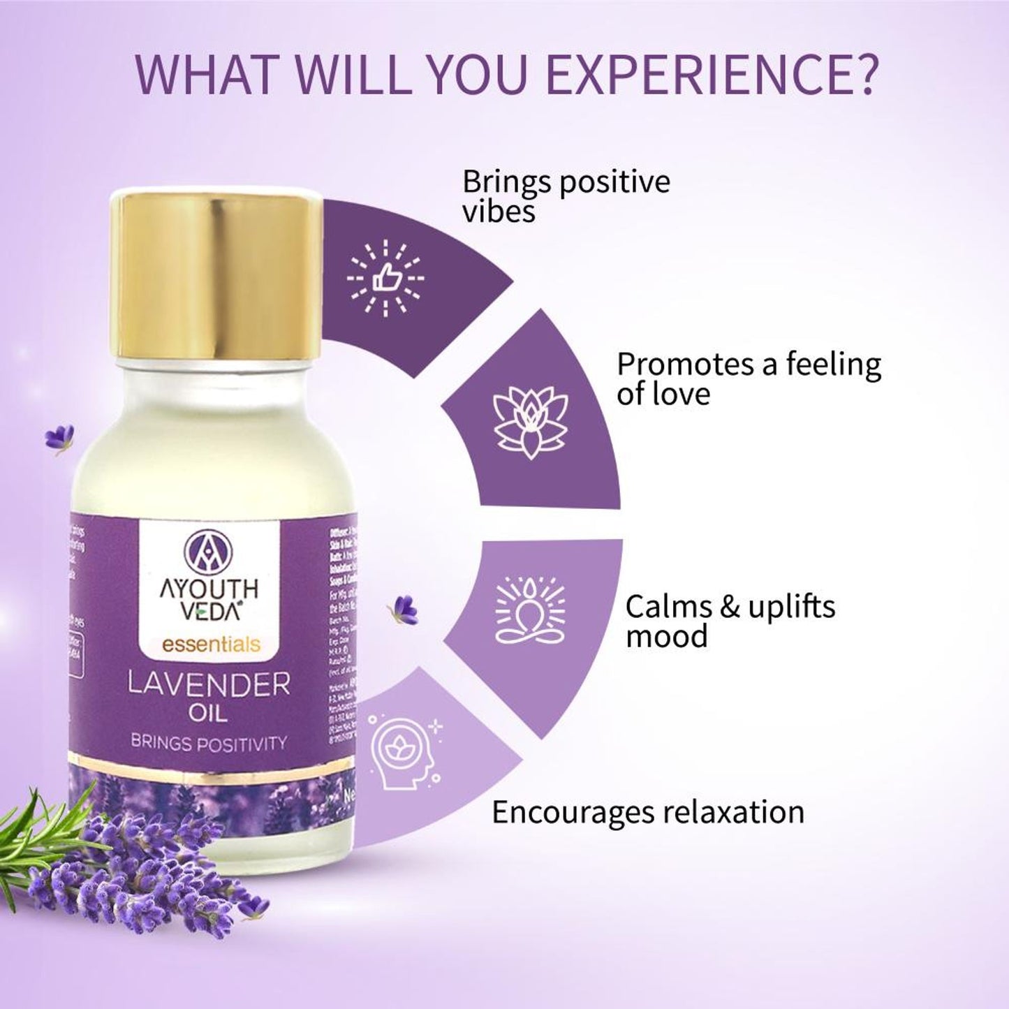 Lavender Essential Oil for Aromatherapy to Soothe Mind & Enhance Skin & Hair Health