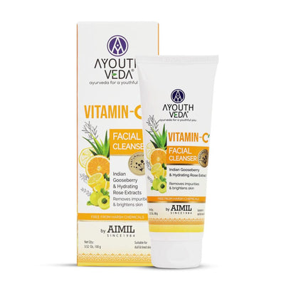Vitamin-C Facial Cleanser with Gooseberry & Citrus Fruits to Cleanse, Brighten and Hydrate for Skin