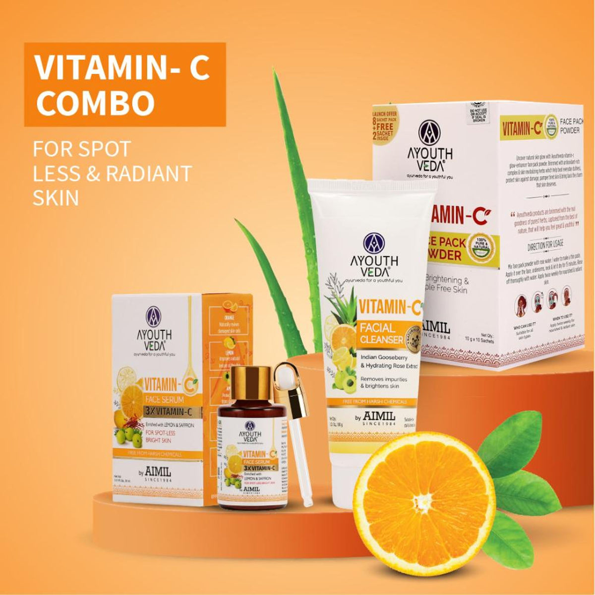 Vitamin-C Facial Cleanser with Gooseberry & Citrus Fruits to Cleanse, Brighten and Hydrate for Skin