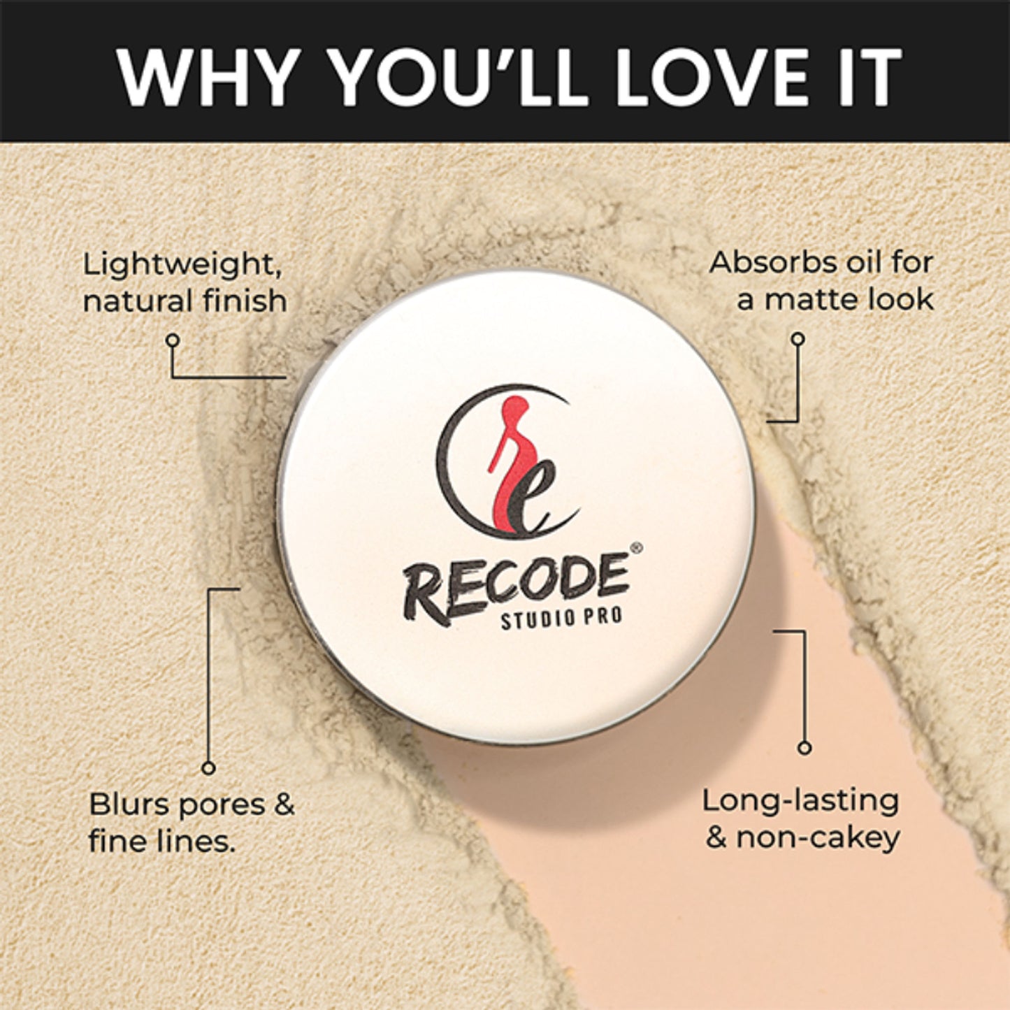 Recode Ace Of Base Translucent Set & Forget Matte Setting Powder - 01