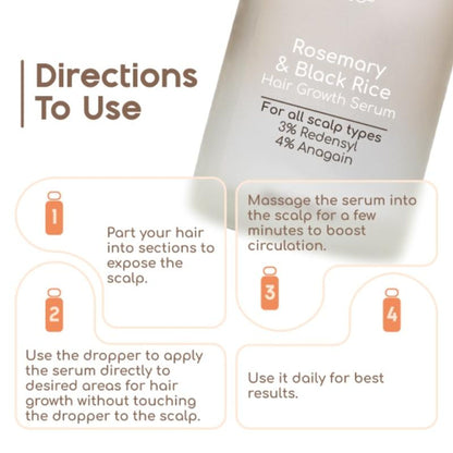 Beyond Rosemary & Black Rice Hair Growth Serum