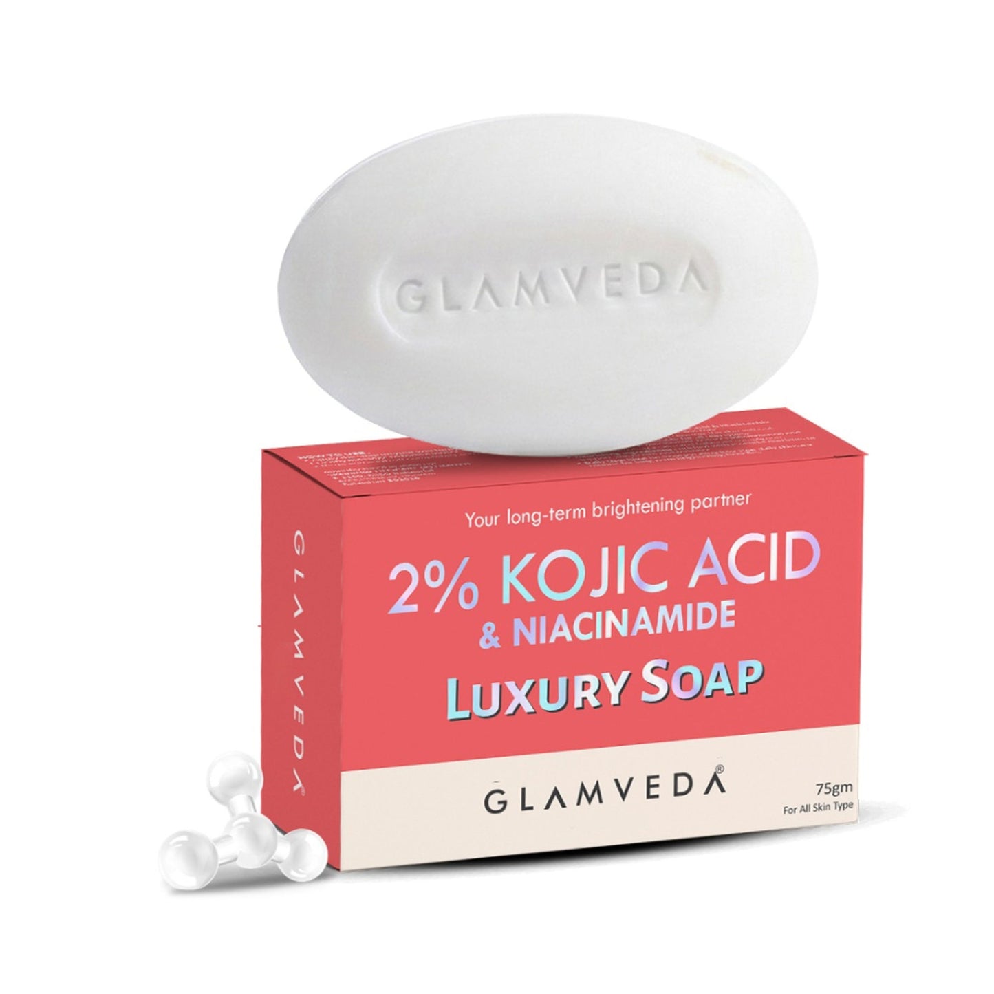 Glamveda 2% Kojic Acid & Niacinamide Luxury Soap