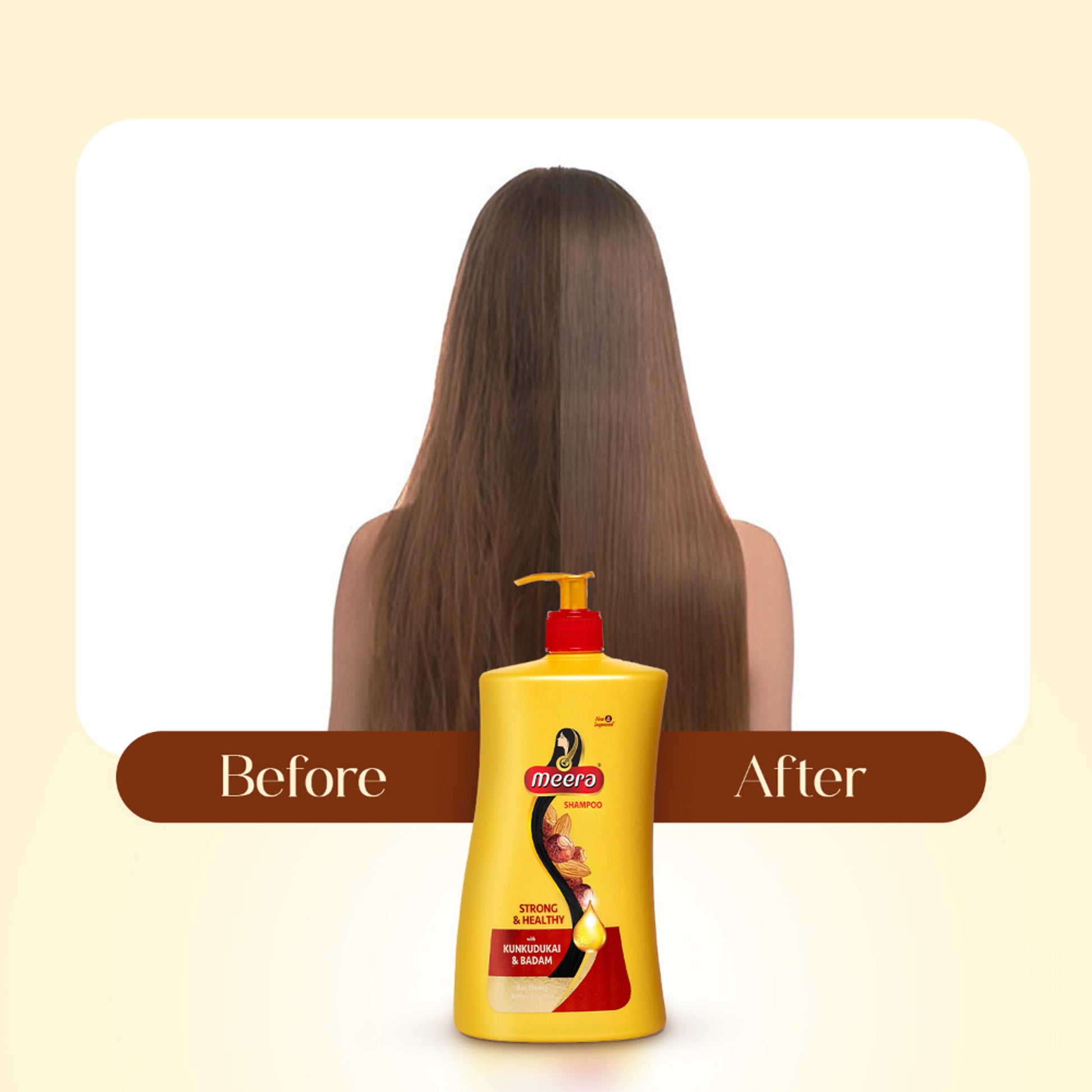 Meera Hairfall Care Shampoo, With Goodness Of Badam and Shikakai