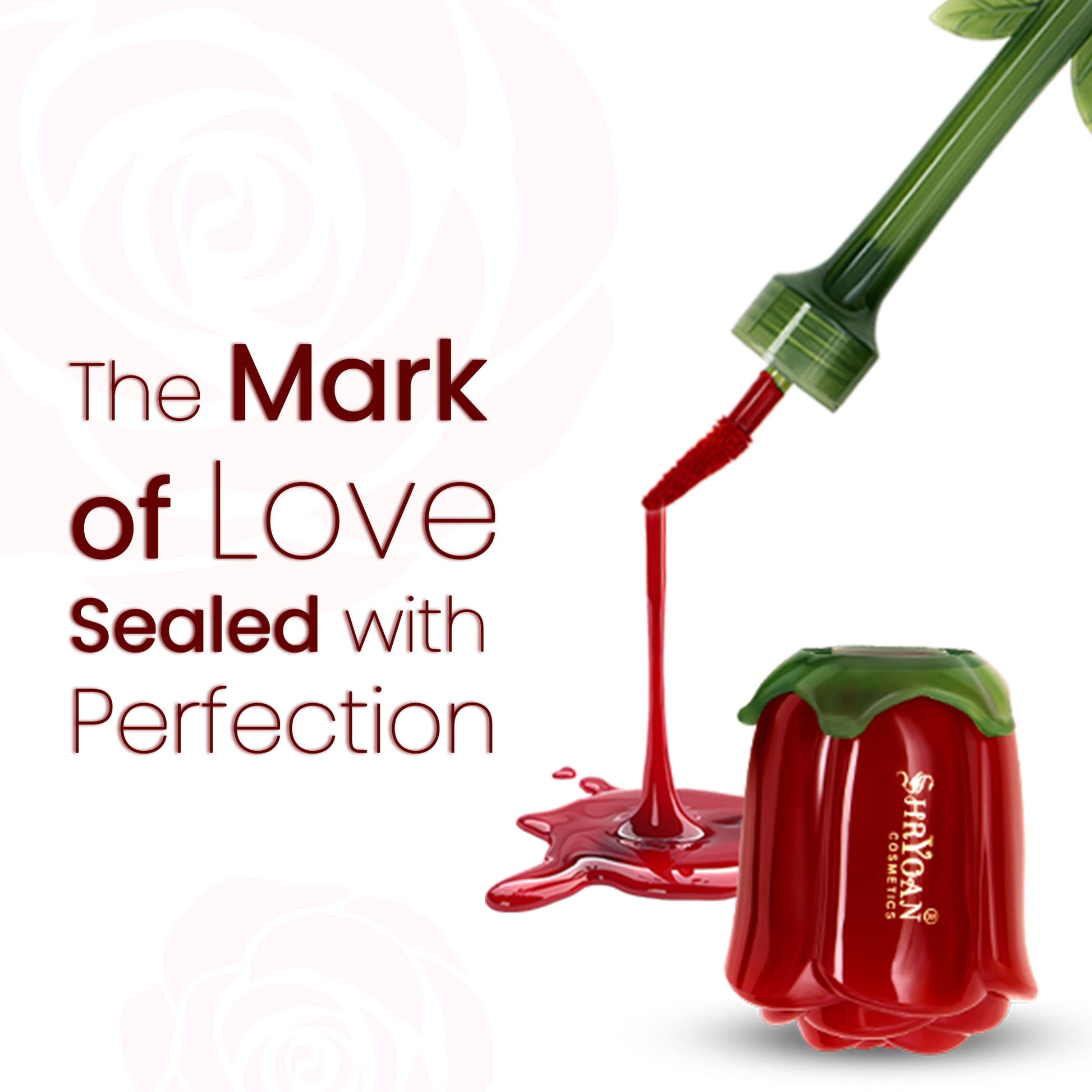 Shryoan Rose Liquid Sindoor - Long Lasting, Smudge Proof & Waterproof - Maroon