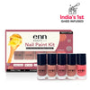 ENN Fast-Drying Ghee Nail Paint Kit Toxin-Free & Chip-Resistant Perfect Nudes