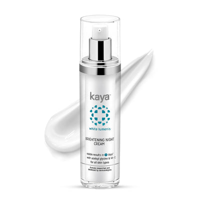Kaya Brightening Night Cream, with Azeloyl Glycine & Vitamin C for all skin types