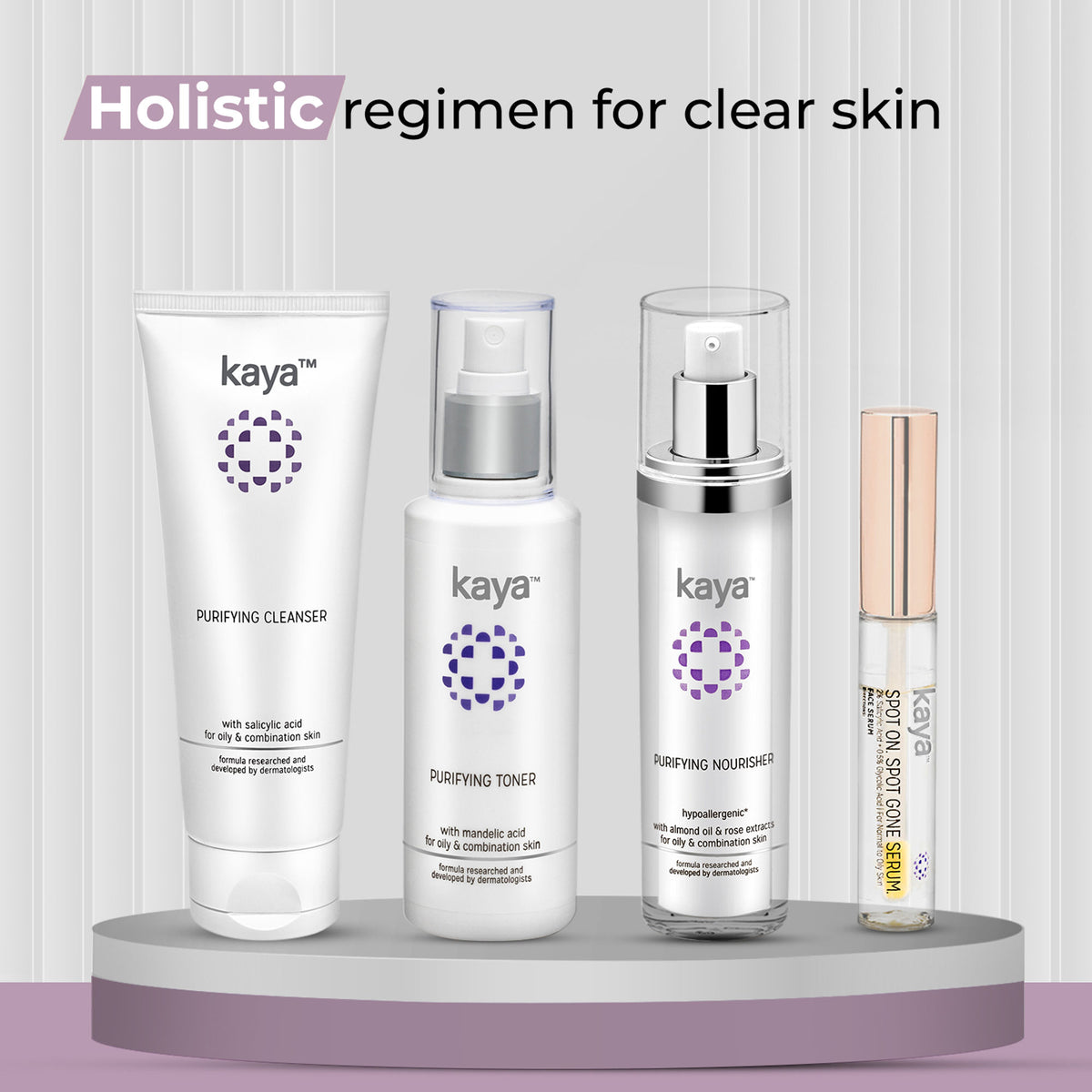 Kaya Acne Care Purifying Nourisher, Gentle/light/non-greasy daily Moisturizer for oily & pimple prone skin, 50 ml