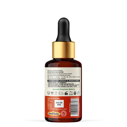 Khadi Organique Kumkumadi Tailam Face Oil for Brightening, Moisturizing & Glowing Skin
