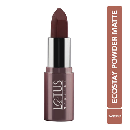Lotus Make Up Ecostay Powder Matte Lipstick - PM04-Fantasie