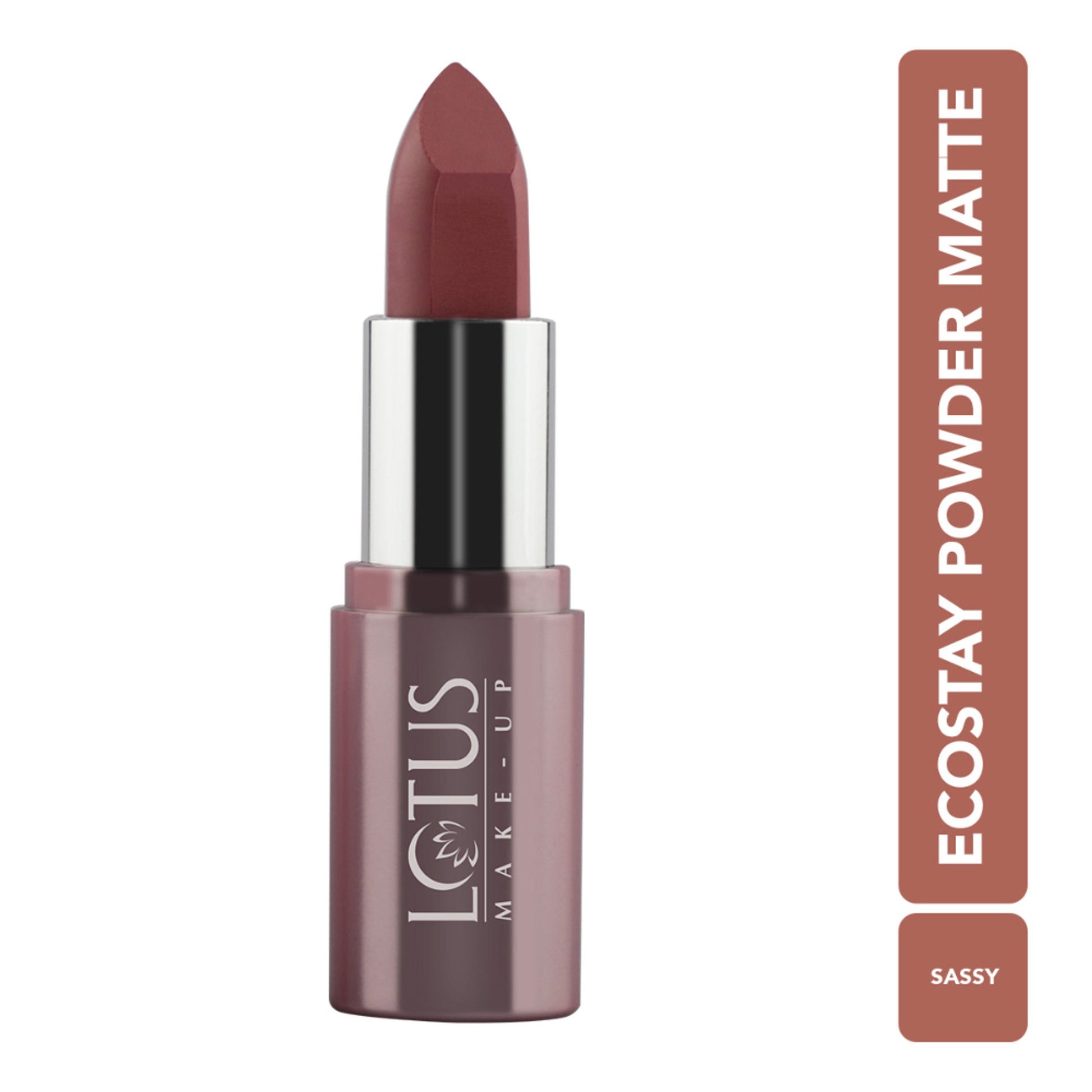 Lotus Make Up Ecostay Powder Matte Lipstick - PM05-Sassy