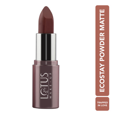 Lotus Make Up Ecostay Powder Matte Lipstick - PM07-Trapped In Love