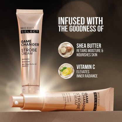 Swiss Beauty Select Game Changer Strobe Cream - 1 Pink Sheen