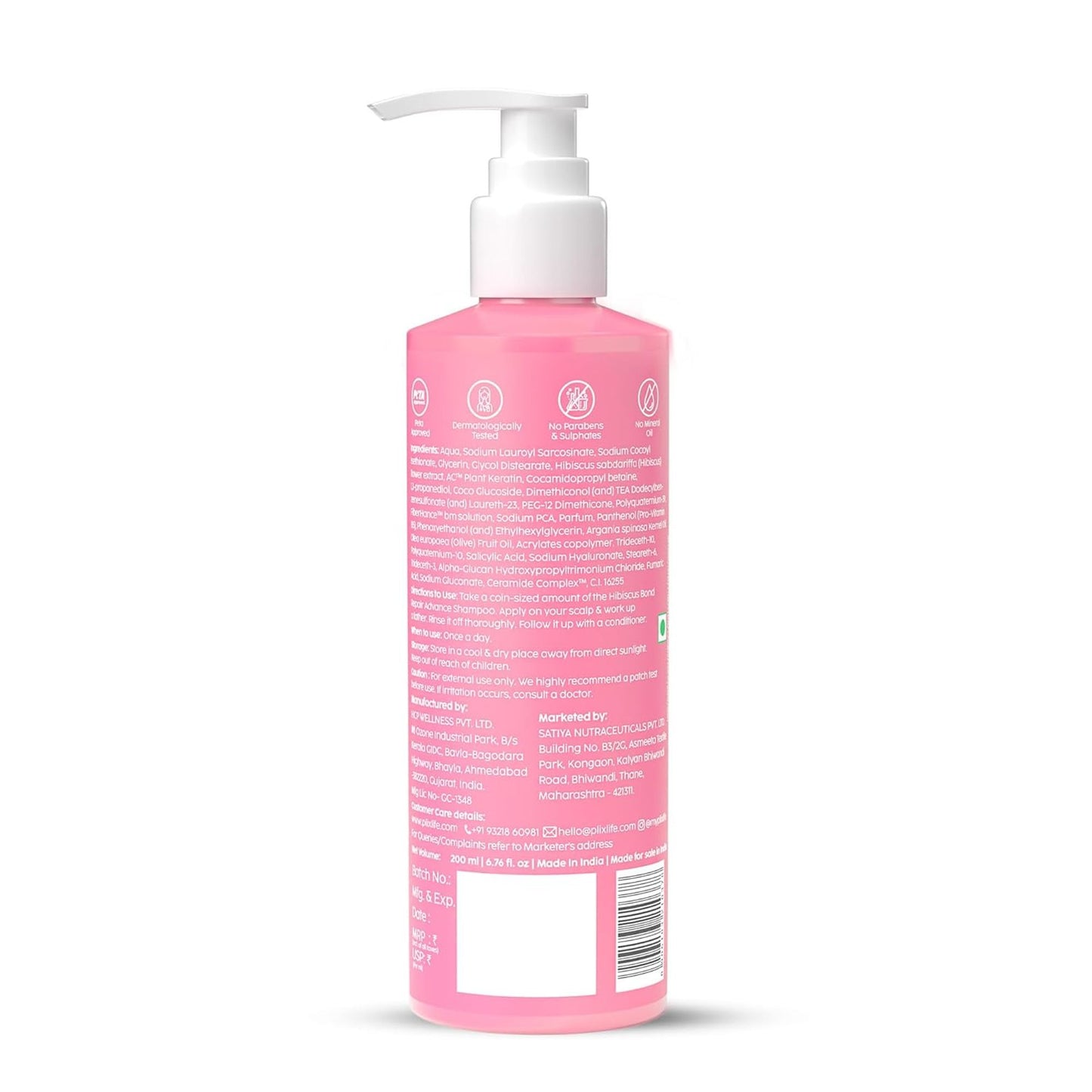 Plix Hibiscus Bond Repair Advanced Shampoo