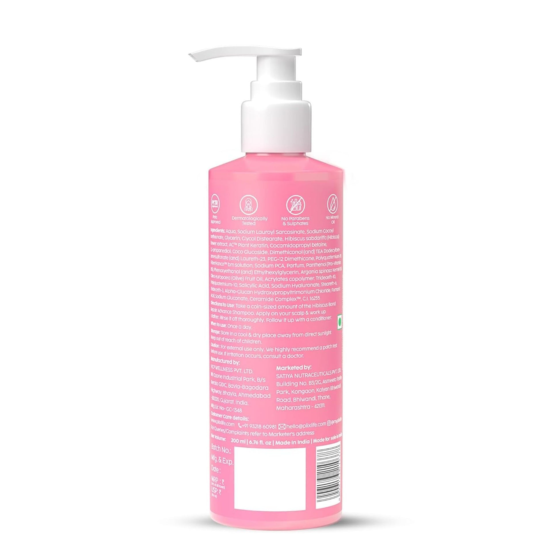 Plix Hibiscus Bond Repair Advanced Shampoo