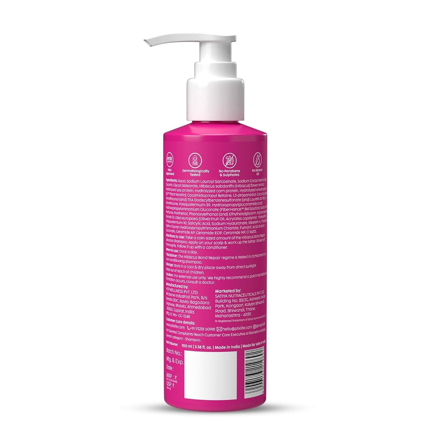 Plix The Plant Fix Hibiscus Bond Repair Advanced Shampoo
