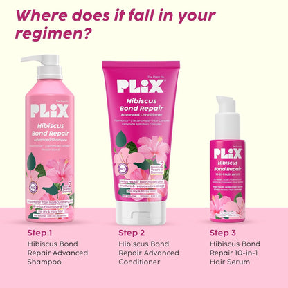 Plix The Plant Fix Hibiscus Bond Repair Advanced Shampoo